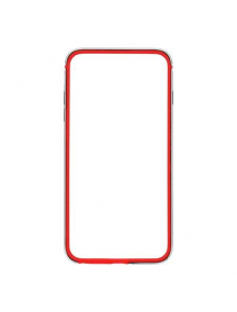 Bumper FEBPMP6BK Ferrari TPU iPhone 6/6S rojo - negro