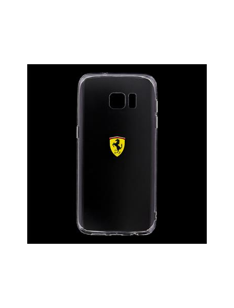 Protector trasero Ferrari FEHCS7ETR1 Samsung S7 Edge G935 transp