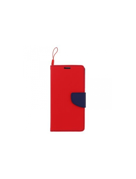 Funda Libro TPU Meizu M3 Note rojo - azul