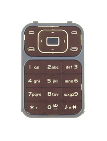 Teclado Nokia 7390 marrón