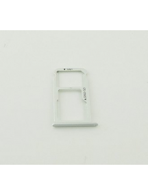 Zócalo de SIM + micro SD Huawei P9 Plus blanco