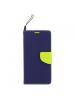 Funda libro TPU Goospery Huawei Ascend Y3 II azul - verde