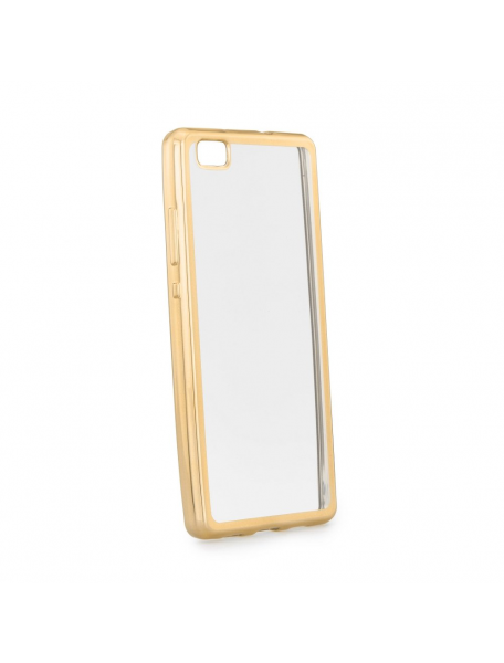 Funda TPU Huawei P10 Plus transparente - dorada