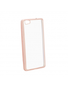 Funda TPU Huawei P10 Plus transparente - rosa