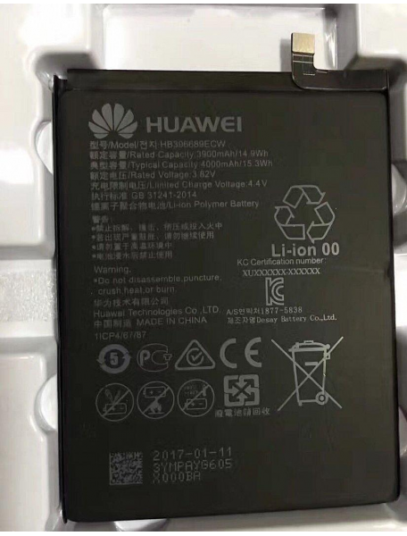 Batería Huawei HB396689ECW Mate 9 - Mate 9 Pro (Service Pack)