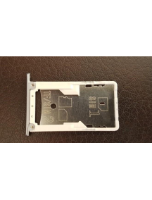 Zócalo de SIM + micro SD Xiaomi Redmi Note 3 blanco - plata