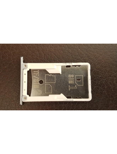 Zócalo de SIM + micro SD Xiaomi Redmi Note 3 blanco - plata