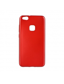 Funda TPU Jelly Flash Mat Huawei P10 roja