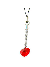 Colgante Swarowski Corazón cristal rojo