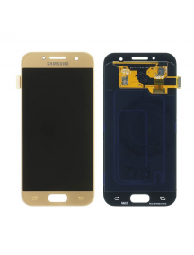 Display Samsung Galaxy A3 2017 A320 dorado