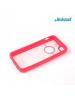 Funda TPU Jekod iPhone 5C roja - transparente