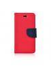 Funda libro TPU Fancy Samsung Galaxy J7 2017 J730 roja