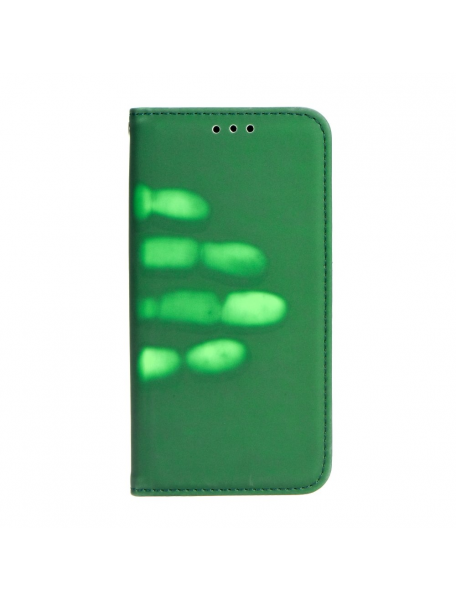 Funda libro Forcell Thermo iPhone 6 Plus - 6S Plus verde