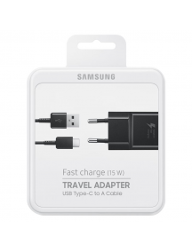 Cargador rápido Samsung Type C EP-TA20EBE + EP-DG950CBE Galaxy S8 - S8 Plus con bliser