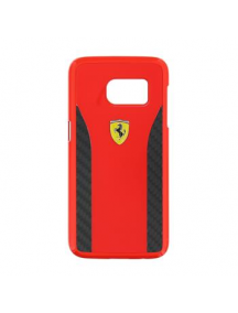 Protector trasero rígido Ferrari FECCHCS7RE Daytona Samsung Galaxy S7 G930