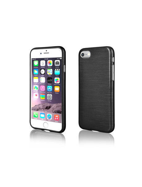 Funda TPU Metallic iPhone 7 - 8 negra