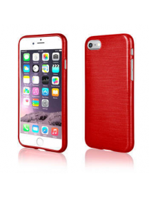 Funda TPU Metallic iPhone 7 - 8 roja