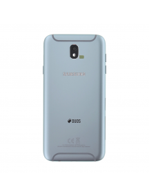 Carcasa trasera Samsung Galaxy J7 2017 plata - azul