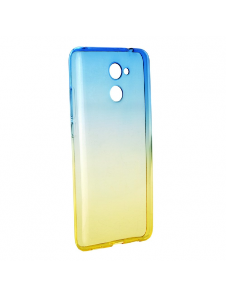 Funda TPU Forcell Ombre Huawei Acend Y7 azul - dorada