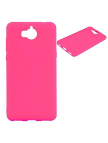 Funda TPU slim Candy Huawei Y6 2017 rosa