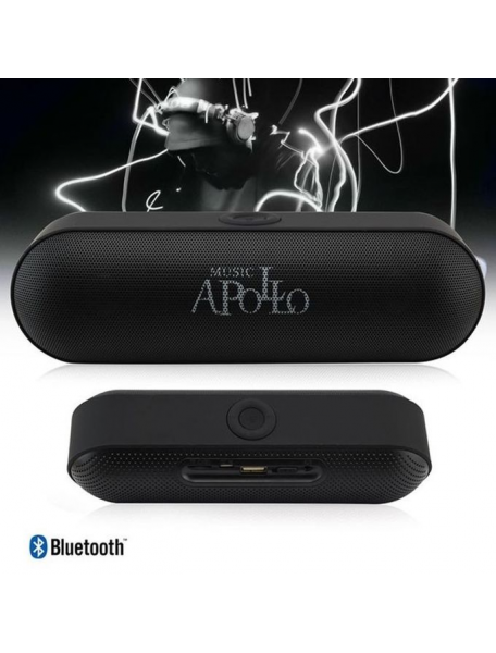 Altavoz Bluetooth Apollo con radio negro