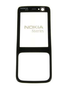 Carcasa frontal Nokia N73 negra