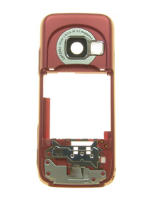 Carcasa trasera Nokia N73 roja