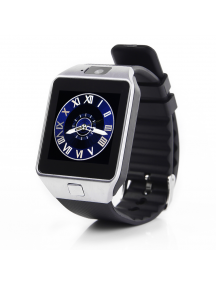 Smart Watch DZ09 plata - negro