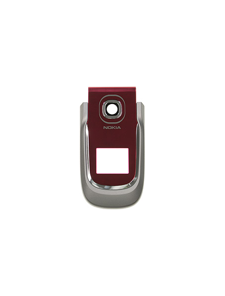 Carcasa frontal Nokia 2760 plata - roja
