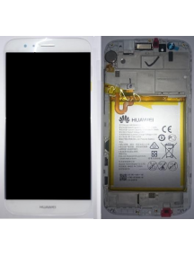 Display Huawei Ascend G8 - GX8 (RIO-L01) blanco - champagne