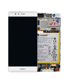 Display Huawei Ascend P9 (EVA-L19) blanco - plata