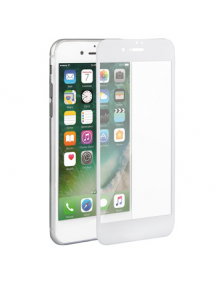Lámina de cristal templado 5D iPhone 6 Plus - 6s Plus blanca