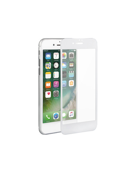 Lámina de cristal templado 5D iPhone 7 - 8 blanca