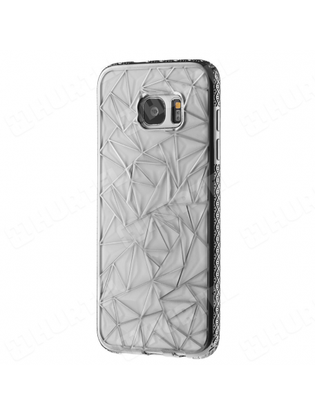 Funda TPU Metalic Slim Diamond Samsung Galaxy S7 Edge G935 negra