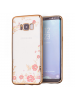 Funda TPU Bloomy Flower Samsung Galaxy S8 G955 Plus dorada
