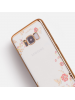 Funda TPU Bloomy Flower Samsung Galaxy S8 G955 Plus dorada