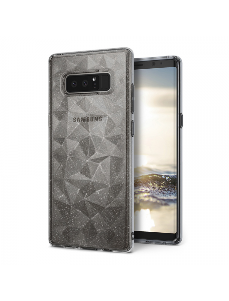 Funda TPU Ringke Air Prism 3D glitter Samsung Galaxy Note 8 N950 gris