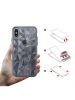 Funda TPU Ringke Air Prism 3D glitter iPhone X gris