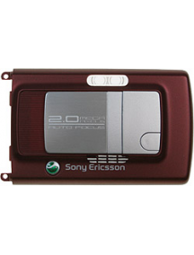 Carcasa trasera Sony Ericsson K750i roja
