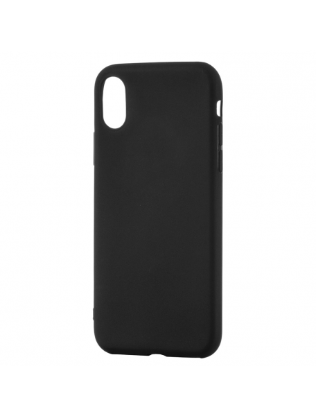 Funda TPU Soft Matt iPhone X negra