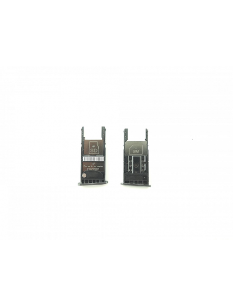 Zócalo de SIM + micro SD Motorola Moto G5 Plus versión mono SIM negro