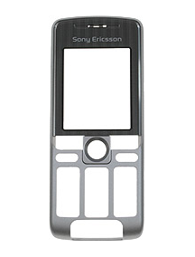 Carcasa frontal Sony Ericsson K320i plata