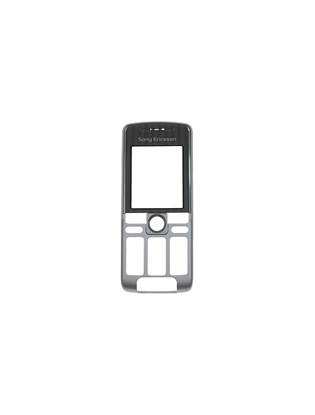 Carcasa frontal Sony Ericsson K320i plata