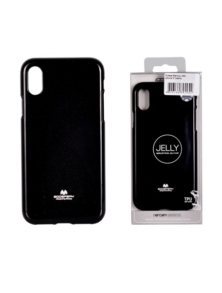 Funda TPU Goospery iPhone X negra