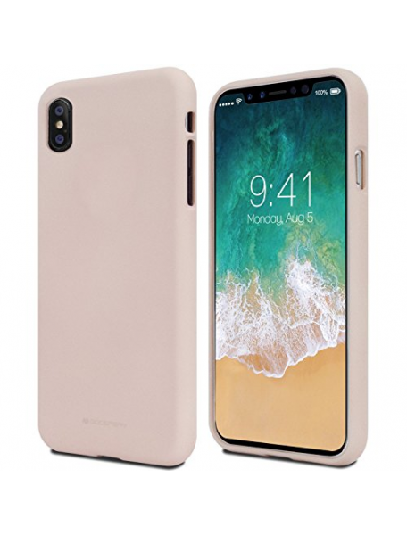 Funda TPU Goospery Soft iPhone X stone