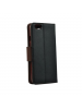 Funda libro TPU Fancy Huawei Honor 6A - 6A Pro negra - marrón
