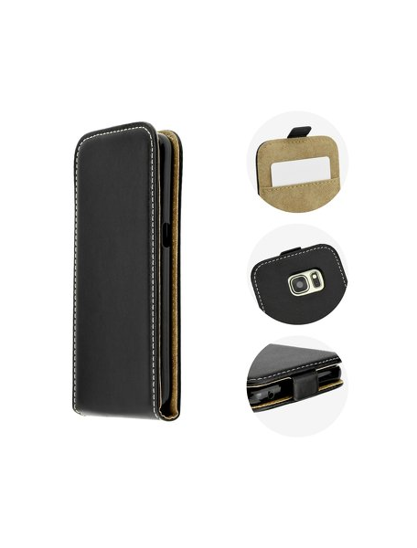 Funda Solapa Slim Flexi Motorola Moto G4 negra