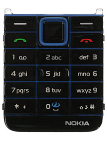 Teclado Nokia 3500 azul