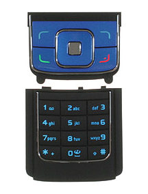 Teclado Nokia 6288 azul