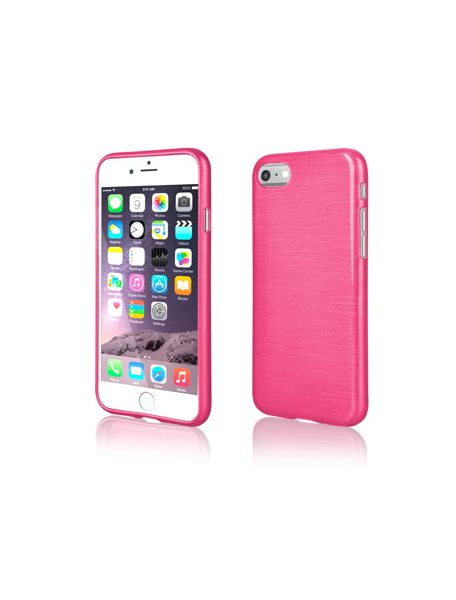 Funda TPU Metallic iPhone 7 - 8 rosa